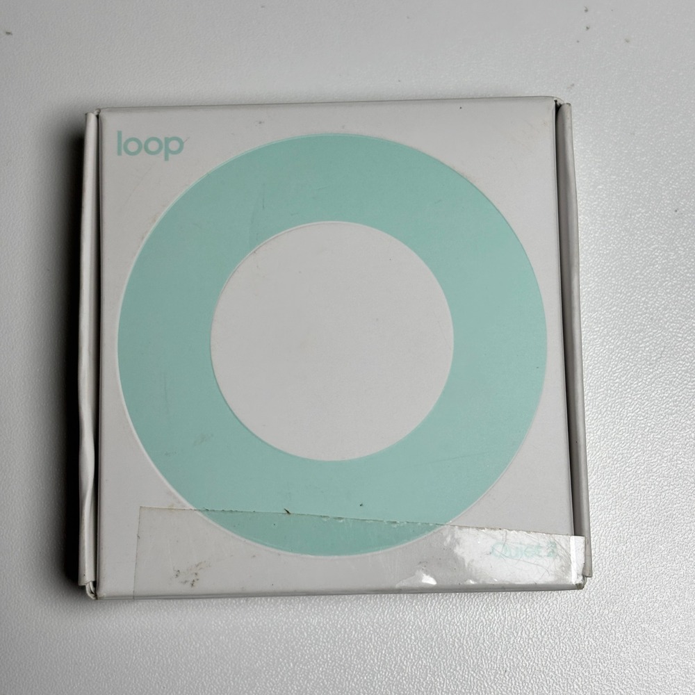 Loop Unisex Silicone Quiet 2 Earplugs Noise Reduction OS Mint Green New Open Box
